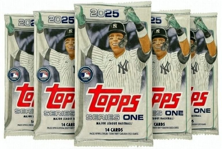 2025 Topps Series 1 Baseball 14 Card Pack/70 Total Cards -LOT OF 5 - New/Sealed