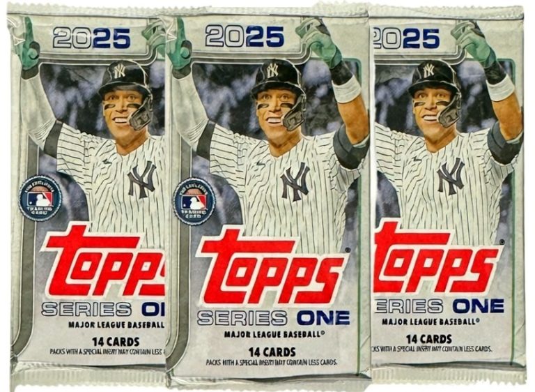 2025 Topps Series 1 Baseball 14 Card Pack/42 Total Cards LOT OF 3 PKS-New/Sealed