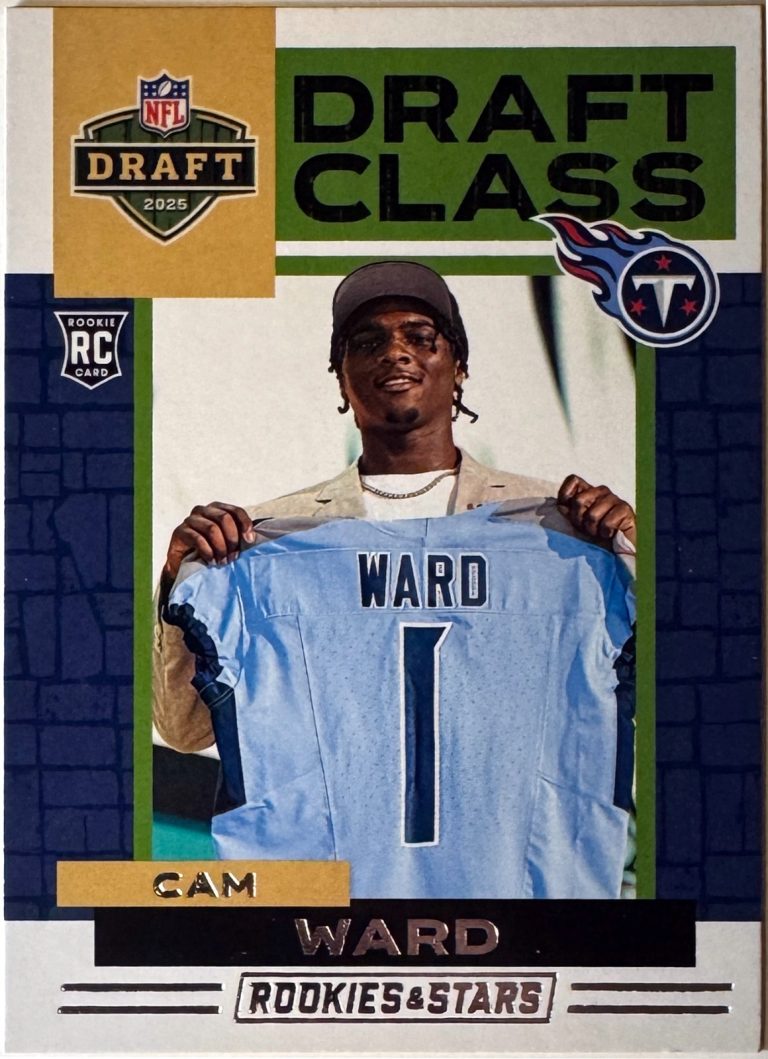 Cam Ward 2025 Panini Rookies & Stars Draft Class Rookie Card (RC) #15-  (Titans)