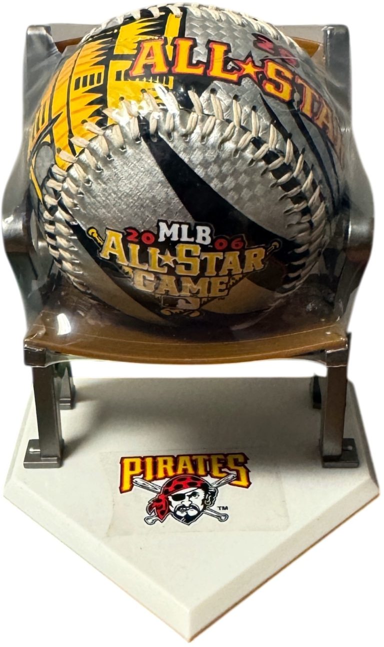 Pittsburgh Pirates Rawlings 2006 All Star Game Baseball & Stadium Seat Display