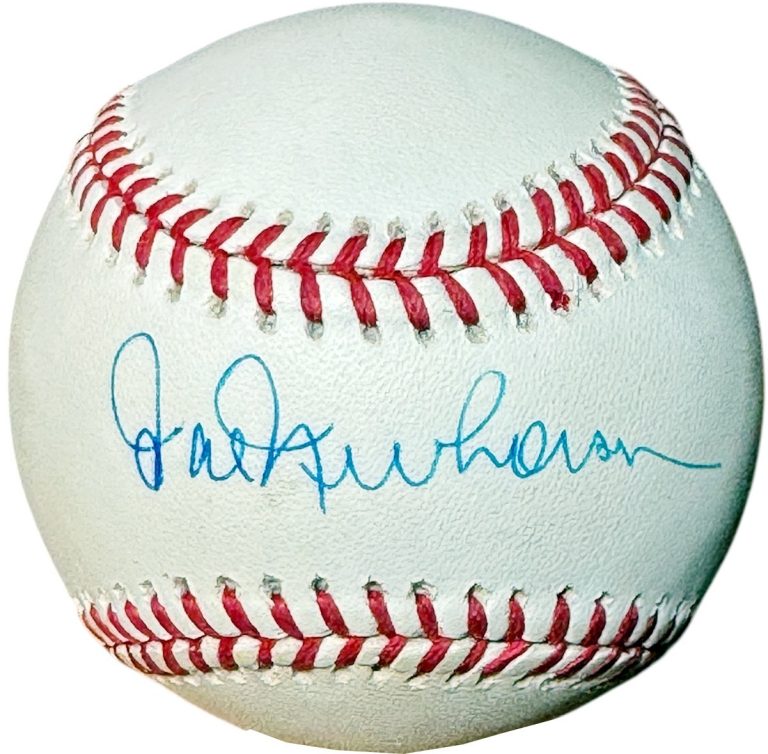 Hal Newhouser signed ROAL Rawlings OFC American League Baseball minor tone - COA