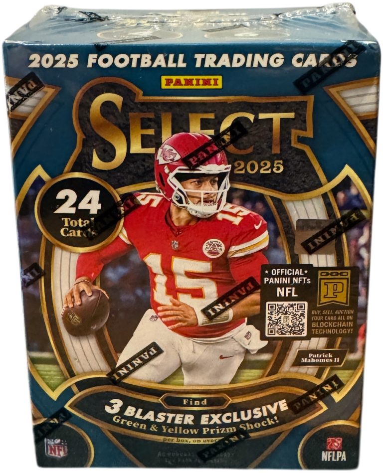 2025 Panini Select Football Blaster Box- 6PK/4CPP/24CPB (Green & Yellow Prizms!)