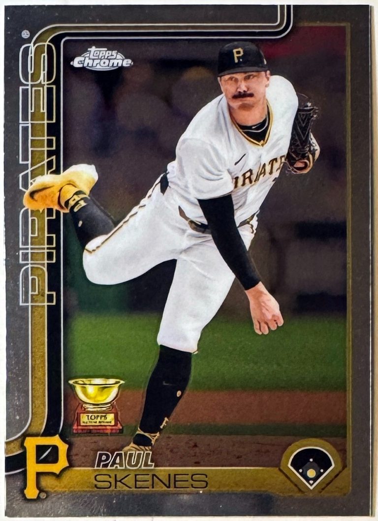 Paul Skenes 2025 Topps Chrome All Star Rookie Cup Card #300 (Pittsburgh Pirates)