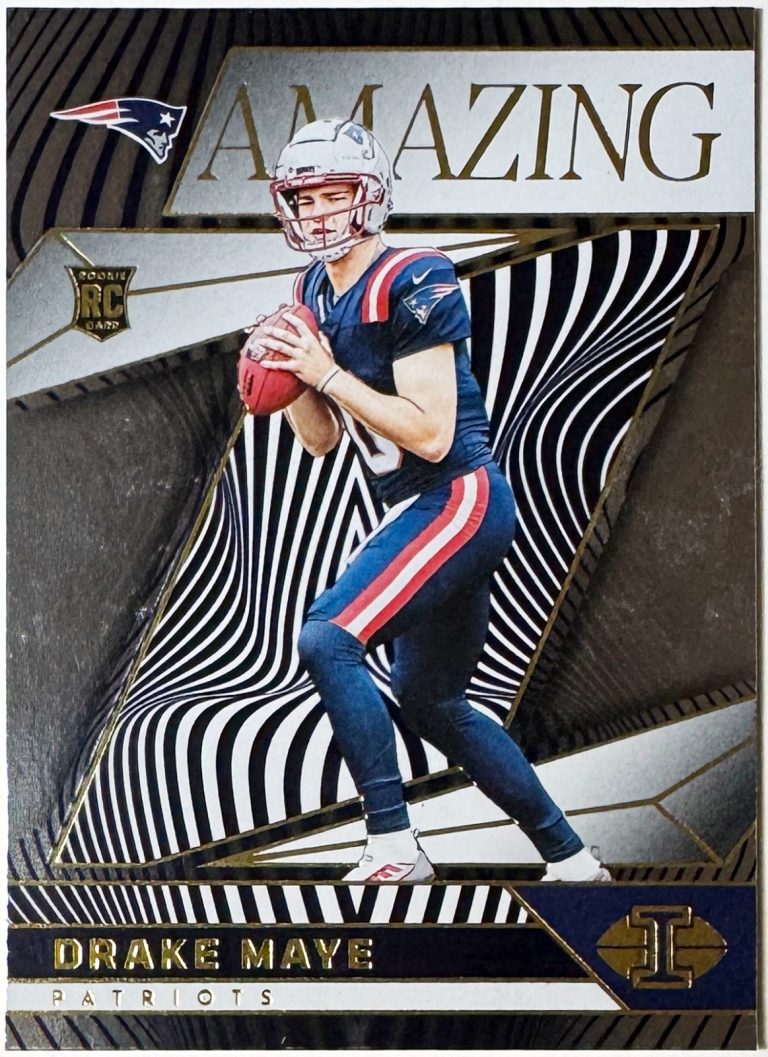 Drake Maye 2024 Panini Illusions Amazing Rookie Card RC #2 -New England Patriots