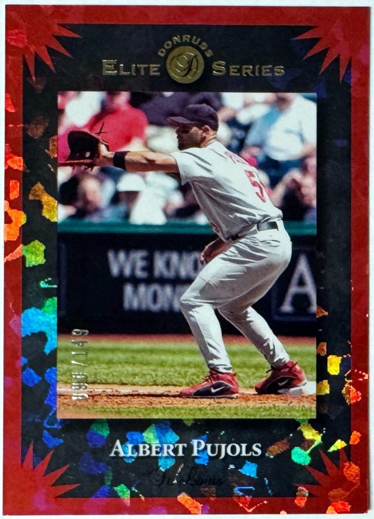 Albert Pujols 2025 Donruss Elite Series Red Ice Card #12- /149 (Cardinals)