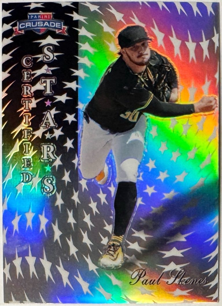 Paul Skenes 2025 Crusade Certified Stars Silver Prizm Card #13 (Pirates)