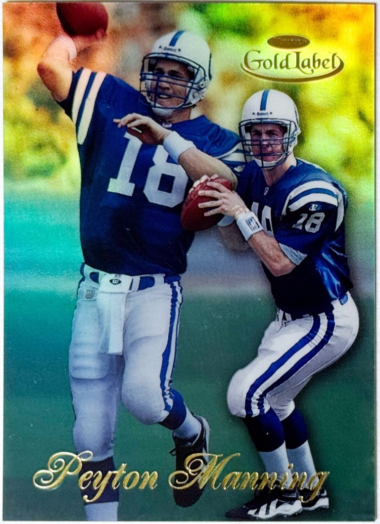 Peyton Manning 1998 Topps Gold Label Rookie Card #20 (RC)-  (Indianapolis Colts)