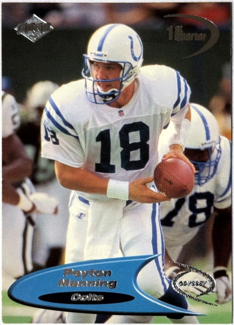 Peyton Manning 1998 Collector's Edge Odyssey 1st Quarter Rookie Card #60 (Colts)
