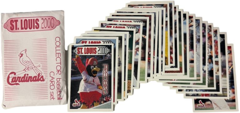 2000 St. Louis Cardinals Kansas City Life 21 Collector Card Set-La Russa/McGwire