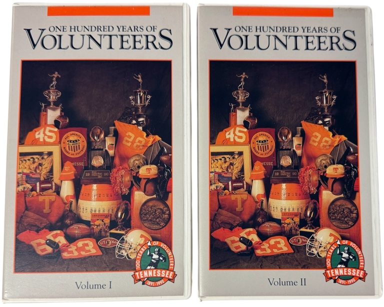 One Hundred Years of Tennessee Volunteers Football Vol 1 & 2 VHS Tapes – NEW NIB