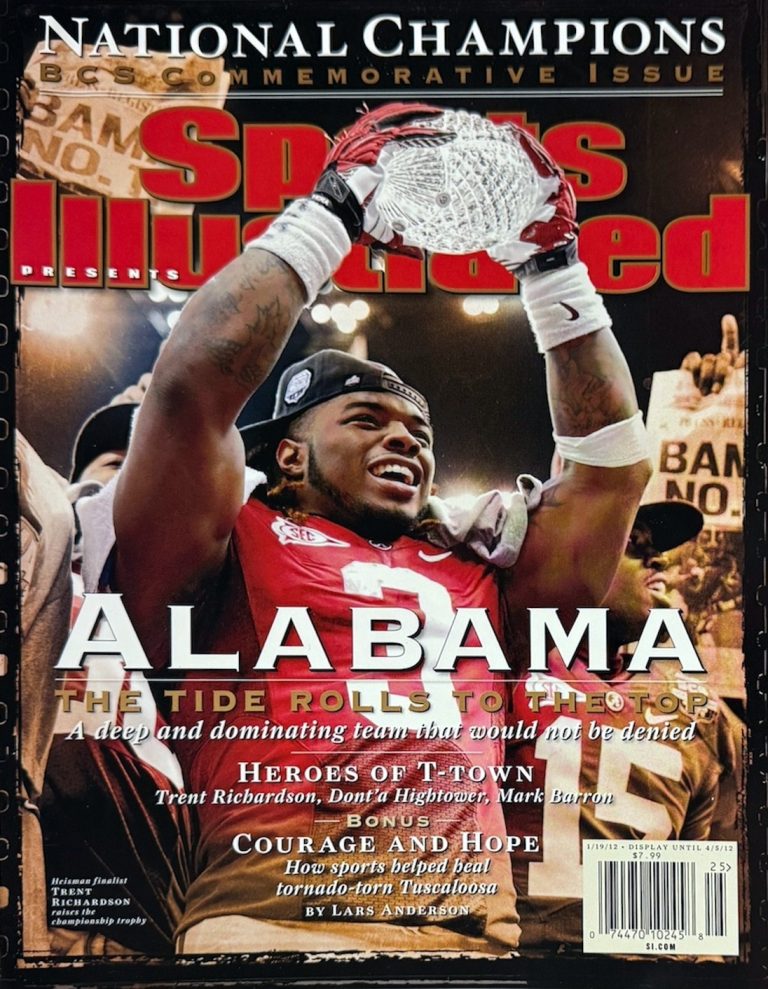 2012 Sports Illustrated Alabama BCS National Champs Commemorative Full Magazine