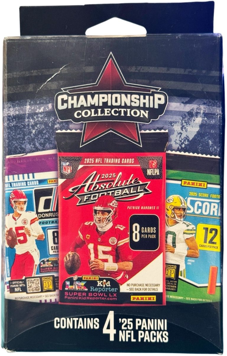 2025 MJ Holdings NFL Championship Collection Hanger Box -4 Panini Packs - Sealed