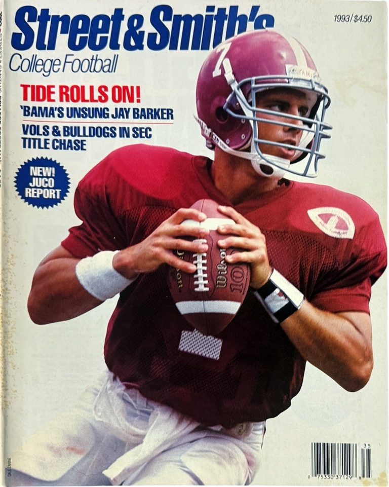 1993 Street & Smith's College Football Full Magazine/Jay Barker/Alabama