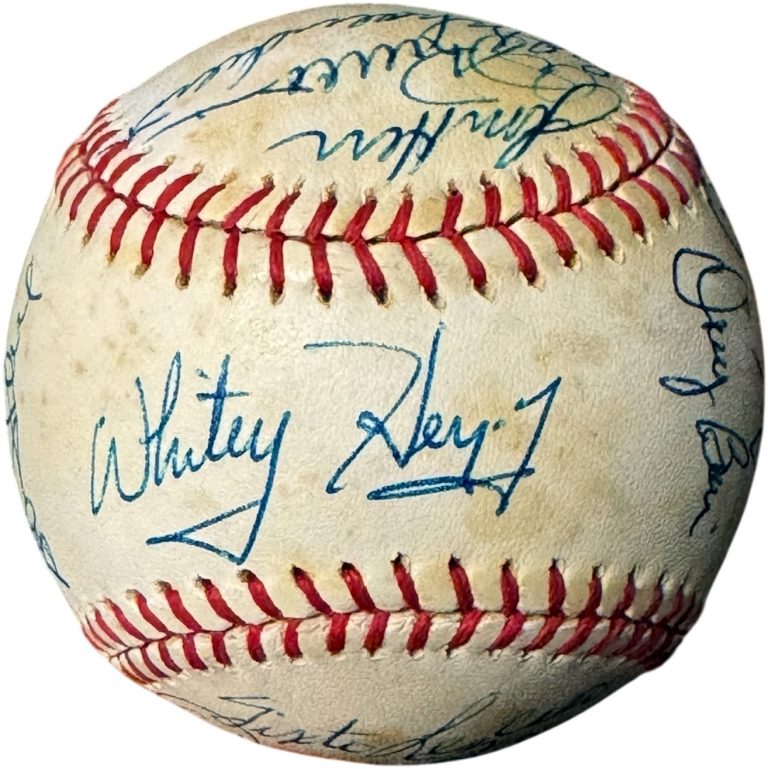 1981 St. Louis Cardinals Team Signed RONL Baseball 22 Sigs-COA/Herzog