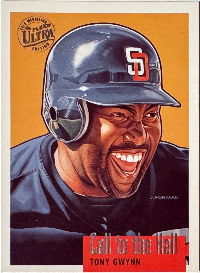 Tony Gwynn 1996 Fleer Ultra Call to the Hall Gold Medallion Card #3 (Padres/HOF)