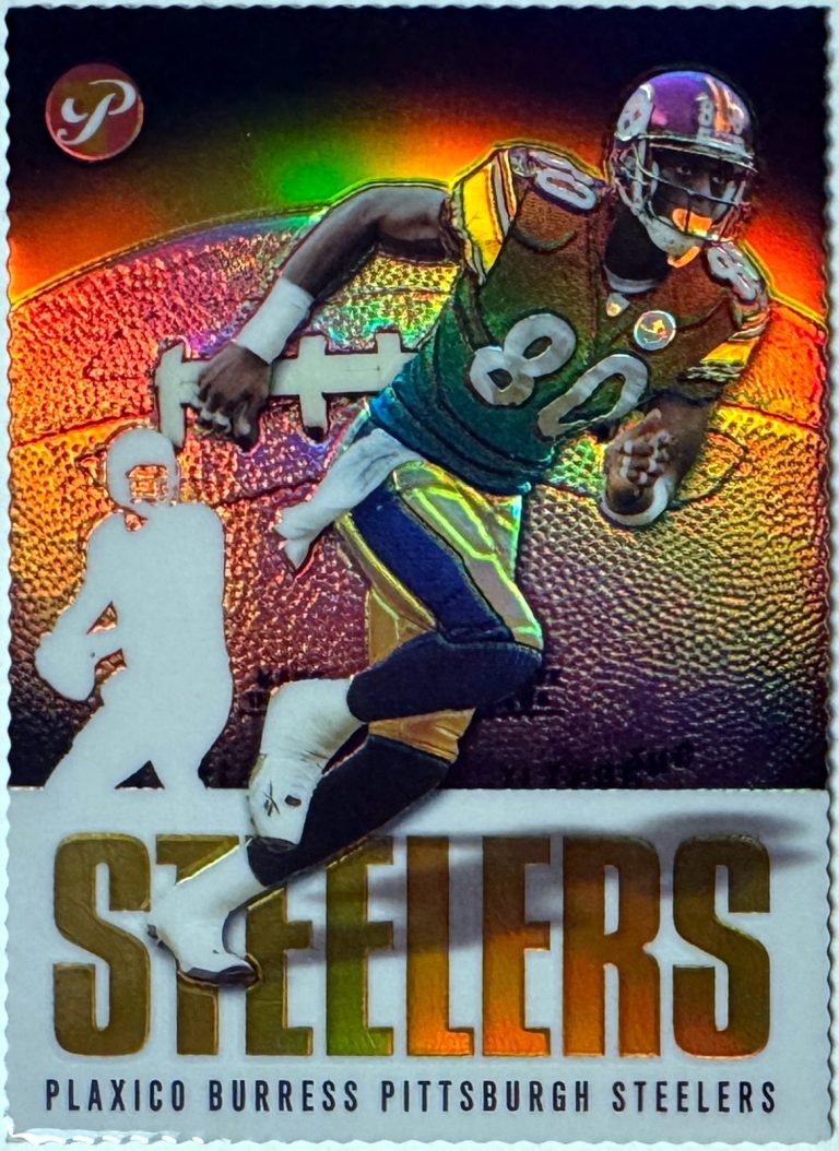 Plaxico Burress 2003 Topps Pristine Gold Die Cut Refractor Card #8 /150-Steelers