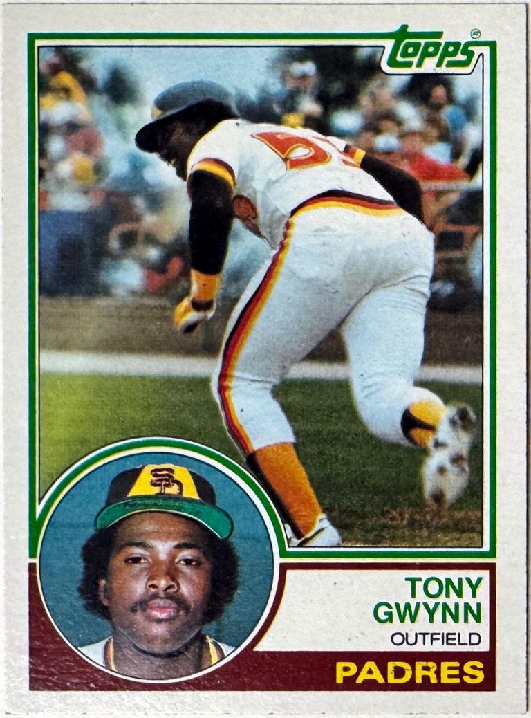 Tony Gwynn 1983 Topps Rookie Card RC #482 (San Diego Padres/HOF)