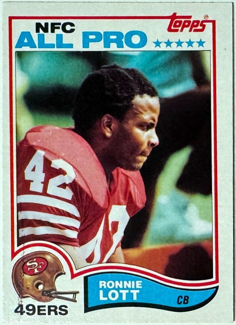 Ronnie Lott 1982 Topps Rookie Card (RC) #486 -  (San Francisco 49ers/HOF)