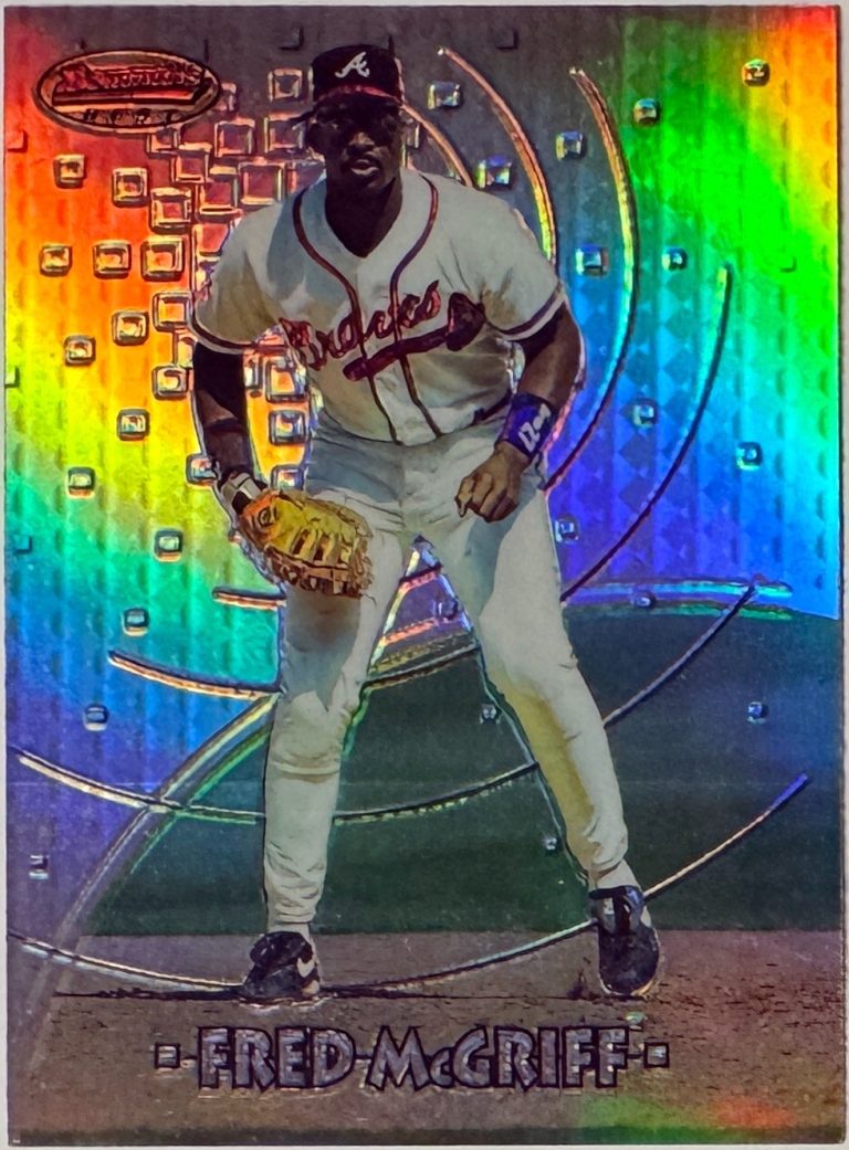 Fred McGriff 1996 Bowman's Best Refractor Card #94 -  (Atlanta Braves/HOF)
