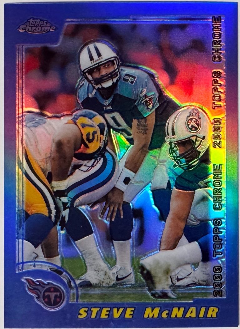 Steve McNair 2000 Topps Chrome Refractor Card #32 -  (Tennessee Titans)