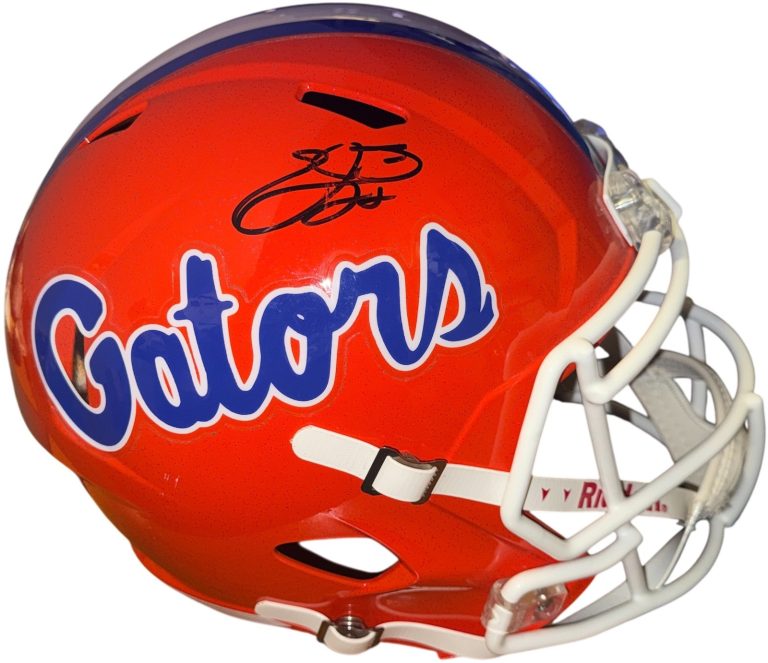 Emmitt Smith signed Florida Gators Riddell FS Rep Helmet #22 imperfect-BAS/Prova
