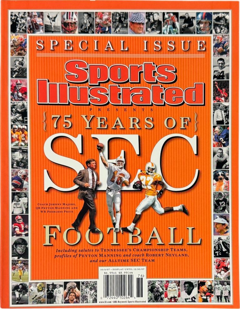 2007 Sports Illustrated Full Magazine 75 Years of SEC Football Special Issue NEW