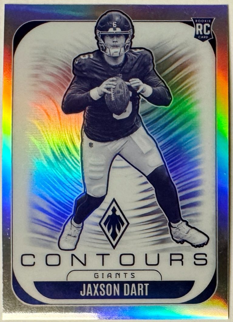 Jaxson Dart 2025 Panini Phoenix Contours Rookie Card (RC) #24  (New York Giants)