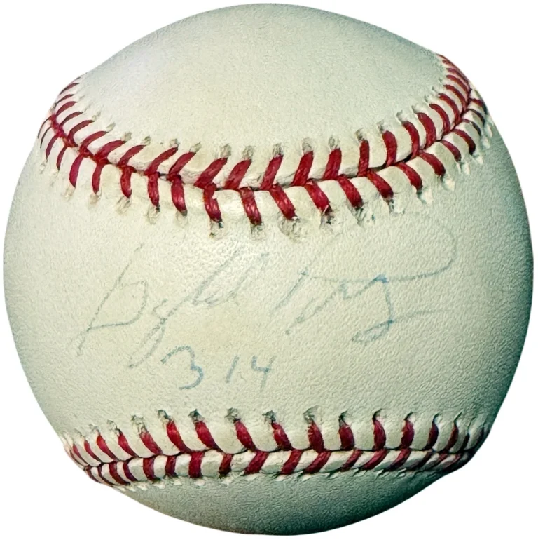 Gaylord Perry signed OFC Rawlings ROAL American League Baseball Faded  w/314 COA