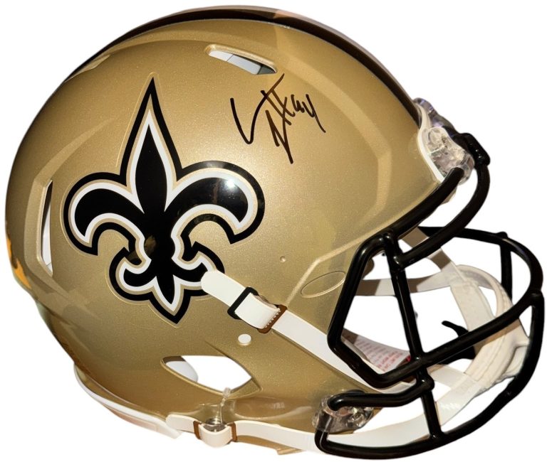 Cam/Cameron Jordan signed New Orleans Saints FS  AUTHENTIC Speed Helmet -Beckett