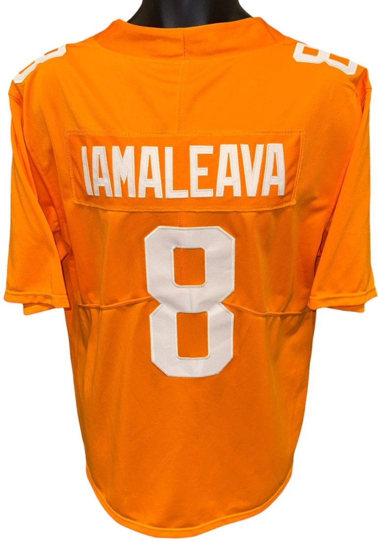 Nico Iamaleava Tennessee Volunteers Orange Nike College Style Jersey-Size Medium