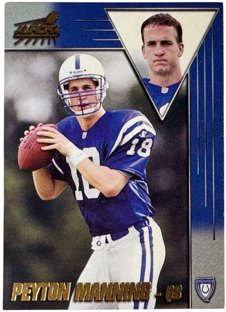 Peyton Manning 1998 Pacific Aurora Rookie Card (RC) #71 - Indianapolis Colts/HOF