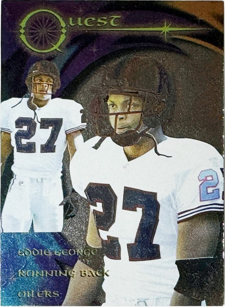Eddie George 1997 Collector's Edge Excalibur Quest Redemption Foil Card - /1000