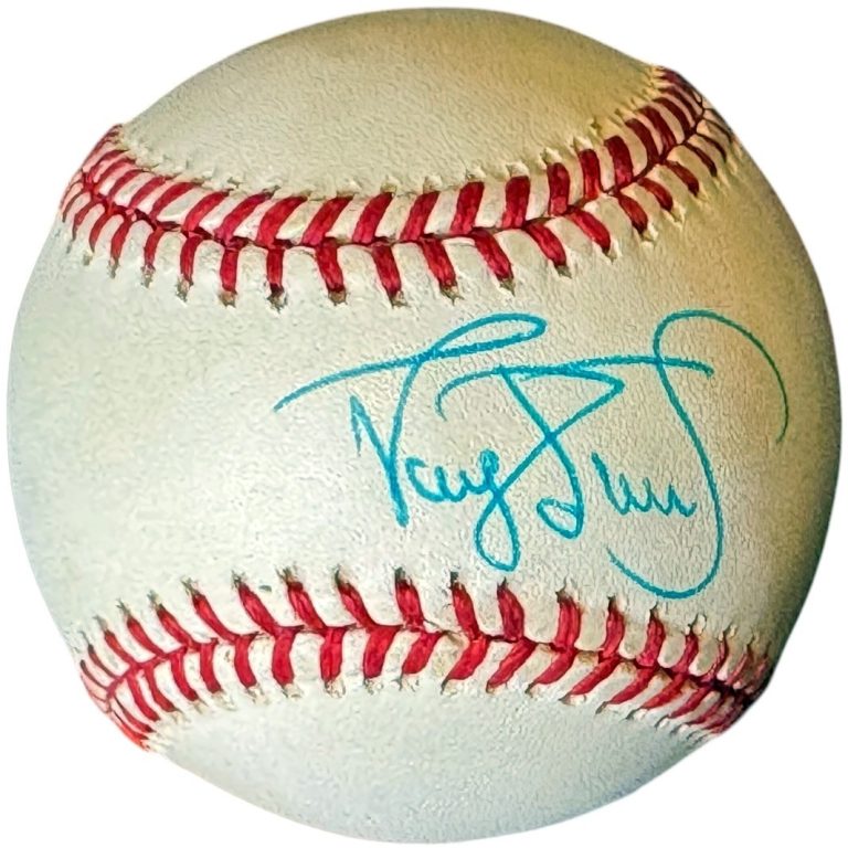 Darryl Strawberry Official Rawlings RONL National League Baseball Imperfect- COA