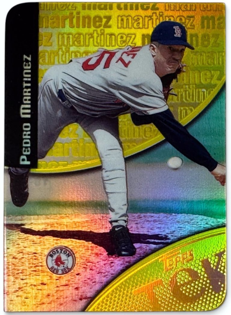 Pedro Martinez 2000 Topps Tek Gold Die-Cut Card #18 SP /10 -(Boston Red Sox/HOF)