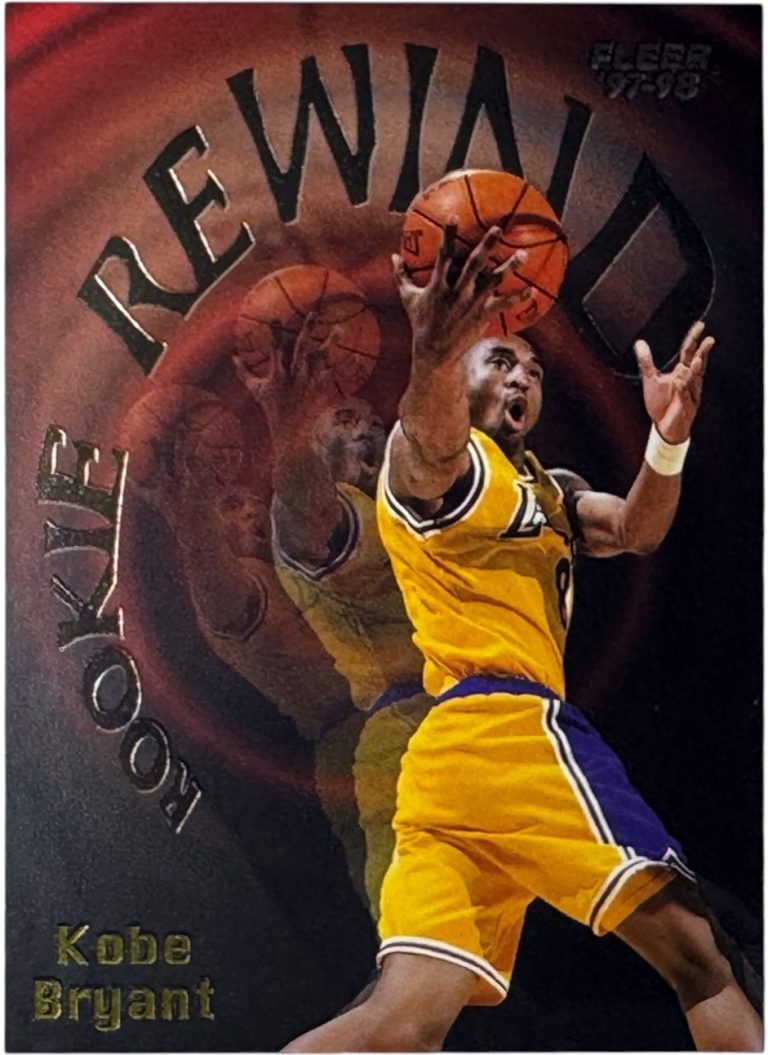 Kobe Bryant 1997-98 Fleer Rookie Rewind Insert Card #3  (Los Angeles Lakers/HOF)