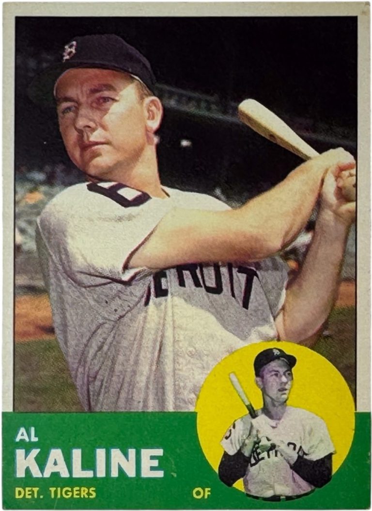 Al Kaline 1963 Topps Card #25 -  Ex +  (Detroit Tigers/HOF/3000 Hits)