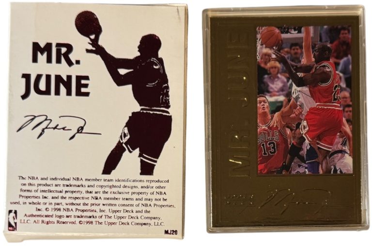 Michael Jordan 1998 Upper Deck 22KT Gold 