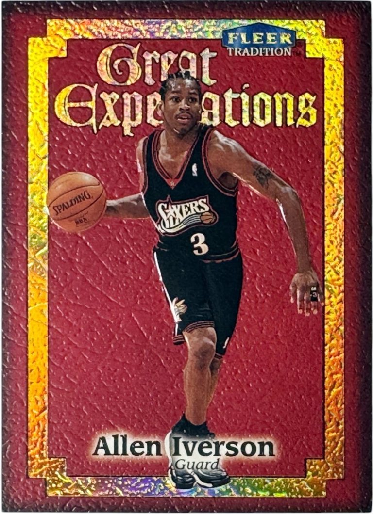 Allen Iverson 1998-99 Fleer Tradition Great Expectations Card  #7GE  (76ers)