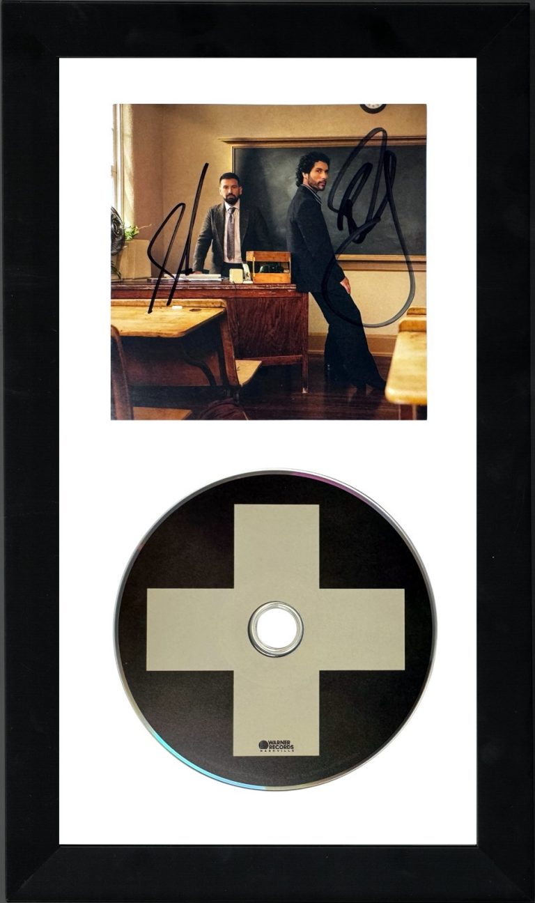 Dan + Shay Duo signed 2026 Young Warner Album Cover Booklet w/ CD & Case - COA