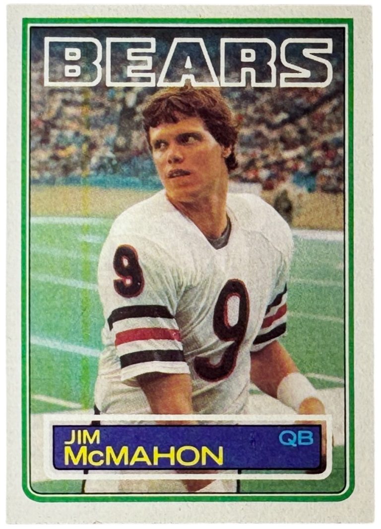 Jim McMahon 1983 Topps Rookie Card (RC) #33  (Chicago Bears/Super Bowl XX)