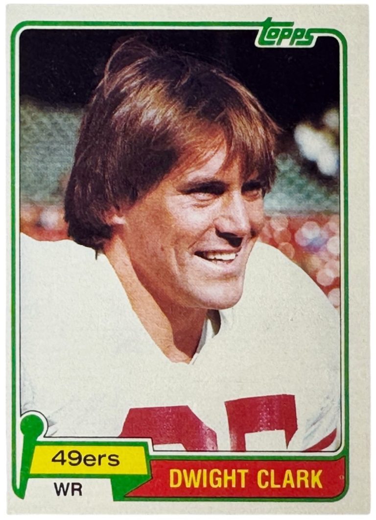 Dwight Clark 1981 Topps Rookie Card RC #422-OC  (San Francisco 49ers/The Catch)