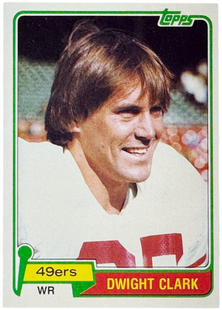 Dwight Clark 1981 Topps Rookie Card RC #422  (San Francisco 49ers/The Catch)