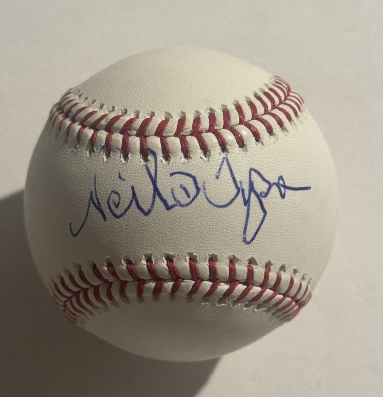 NEIL DEGRASSE TYSON SIGNED OMLB BASEBALL AUTOGRAPHED RARE ASTROPHYSICIST COA