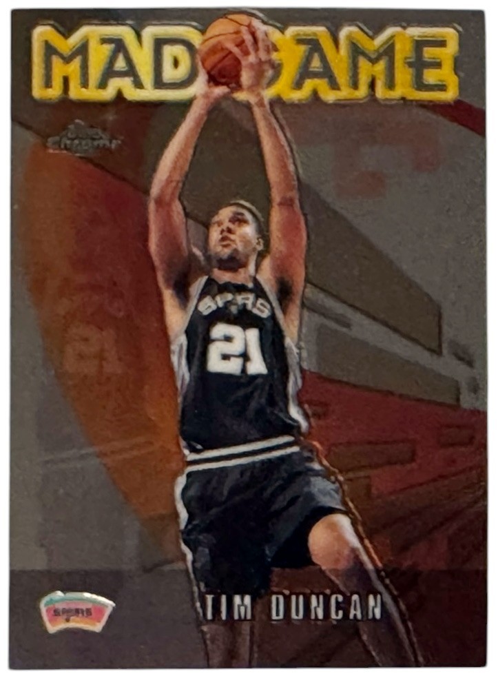 Tim Duncan 2001-02 Topps Chrome Mad Game Card #MG3 -  (San Antonio Spurs/HOF)