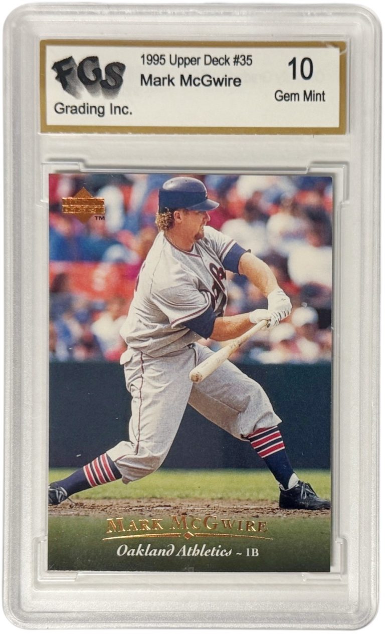 Mark McGwire 1995 Upper Deck Card #35- FGS Graded 10 Gem Mint  (Oakland A's)