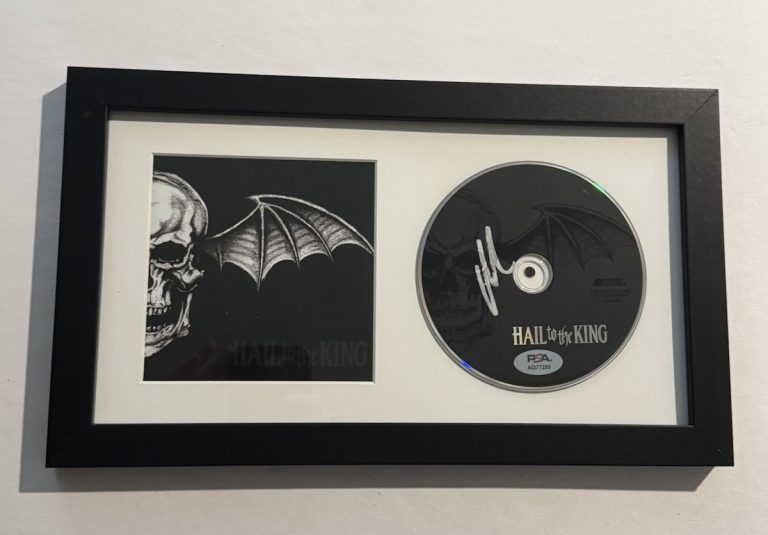 MATT M SHADOWS SIGNED CD FRAMED AVENGED SEVENFOLD BAND LEAD SINGER PSA COA