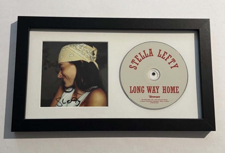 STELLA LEFTY HAND SIGNED AUTOGRAPHED CD FRAMED COUNTRY SINGER STAR VERY RARE