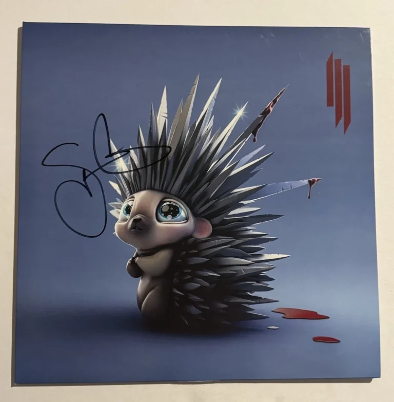 SKRILLEX DJ HAND SIGNED AUTOGRAPHED VINYL RECORD EDM STAR SONNY MOORE COA
