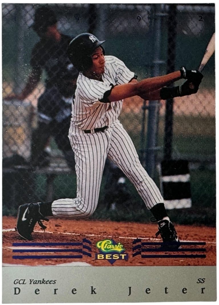Derek Jeter 1992 Classic Best Minor League Blue Rookie Card (RC) #BC22 (Yankees)
