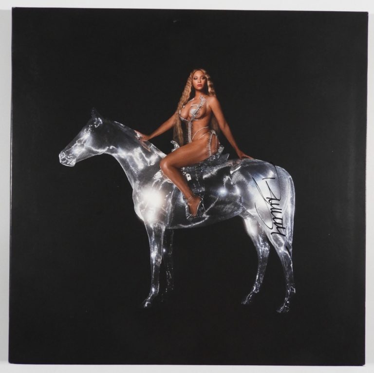 Beyonce Signed GRAD Autograph Record Album Vinyl RENAISSANCE - Deluxe Steve Grad